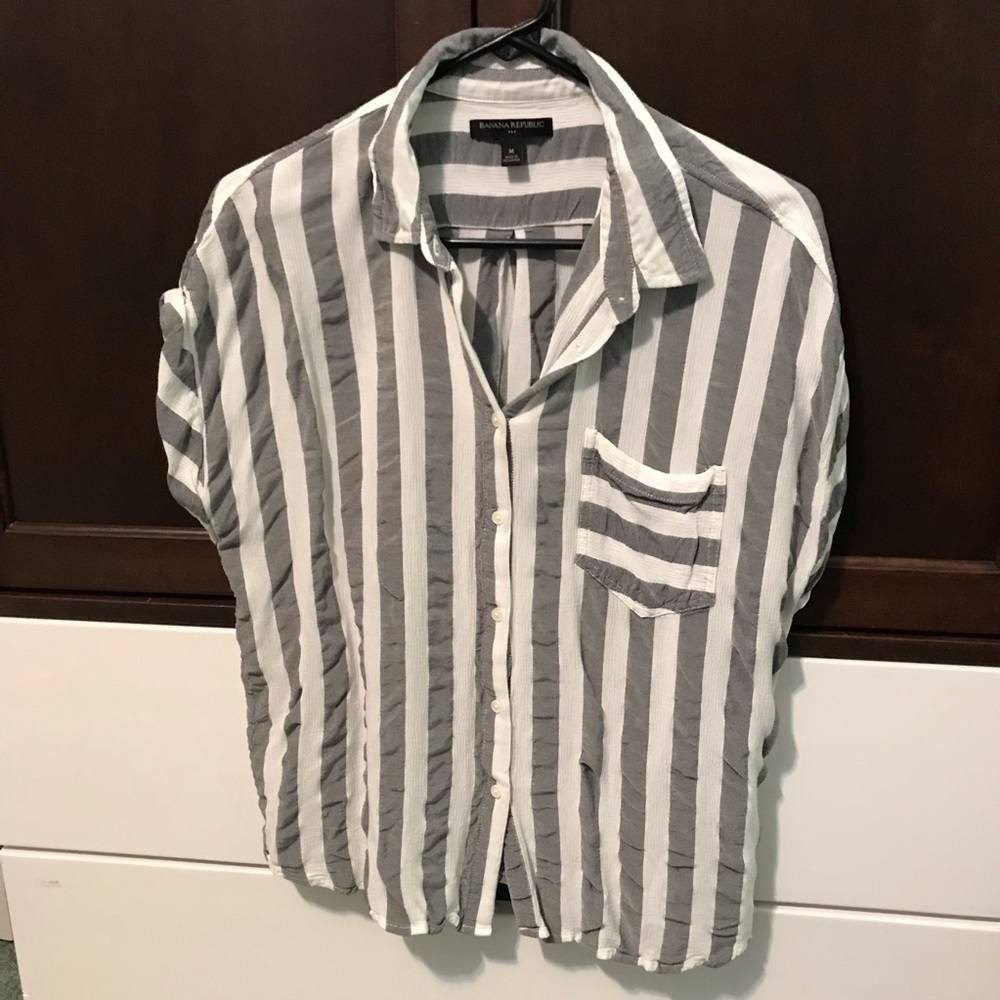 Banana Republic Striped Blouse